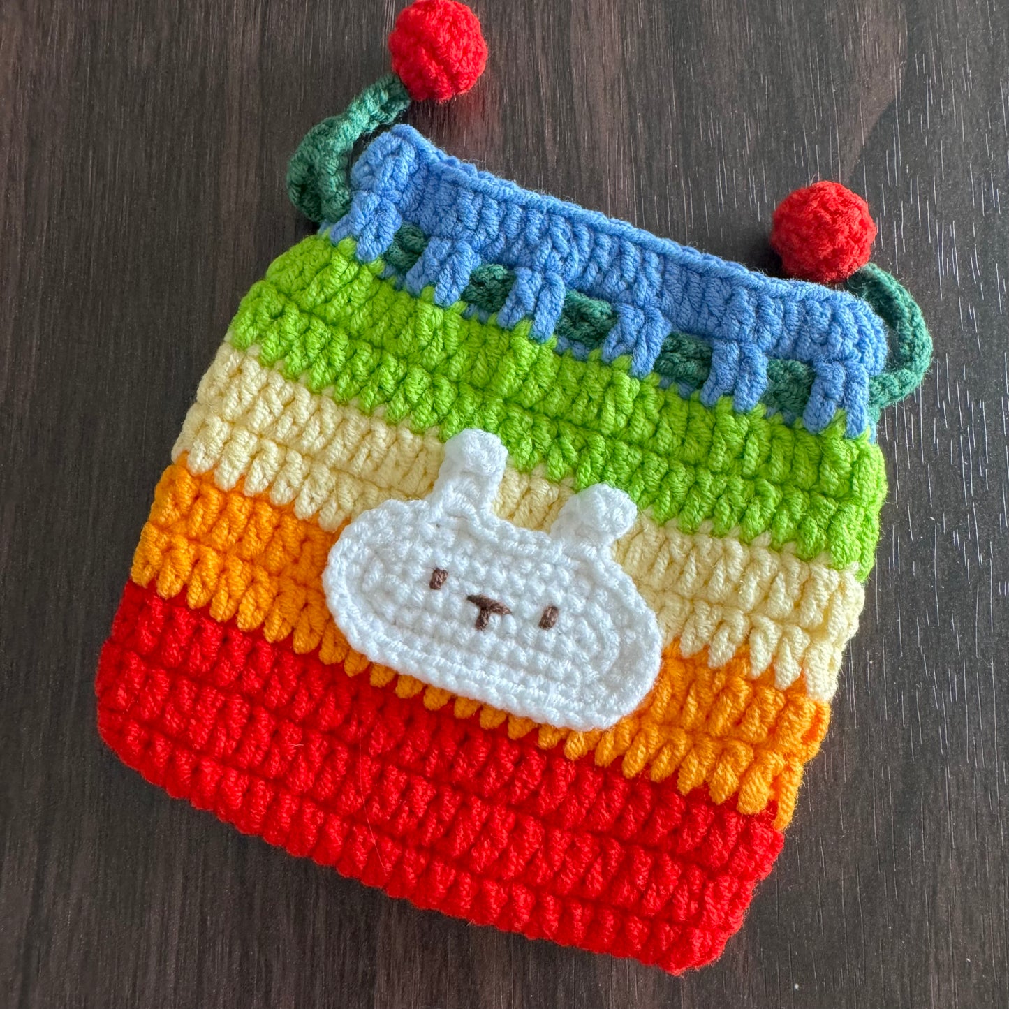 Lovely Mini Pocket - 100% Handmade knitted